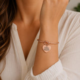 Iron Sharpens Iron Rose Goldtone Cuff Bracelet