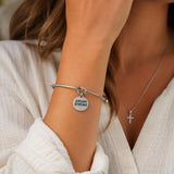 Dream Strong Motivational Charm Cuff Bracelet