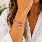 Dream Strong Charm Rose-Goldtone Cuff Bracelet