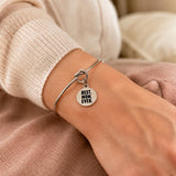 Best Mom Ever Stainless Steel Charm Bracelet