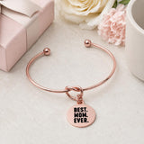 Best Mom Ever Rose Goldtone Charm Bracelet
