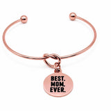 Best Mom Ever Rose Goldtone Charm Bracelet