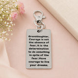 Granddaughter Courage Clip On Charm