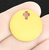 Christian Protection Goldtone Clip On Charm