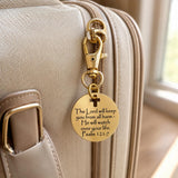 Christian Protection Goldtone Clip On Charm