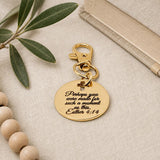 Made For This Moment Goldtone Scripture Charm