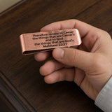 Render To Caesar Rose Goldtone Money Clip