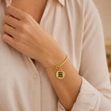 Best Mom Ever Goldtone Charm Bracelet