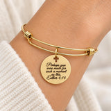 You Were Made For This Moment Goldtone Bangle