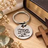 Made For This Moment Scripture Keychain