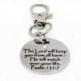 Christian Protection Scripture Clip On Charm
