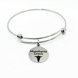 Myasthenia Gravis Medical Charm Bracelet