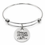 You Were Made For This Moment Charm Bangle