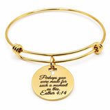 You Were Made For This Moment Goldtone Bangle
