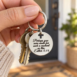 Made For This Moment Scripture Keychain