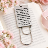 Granddaughter Courage Bookmark Gift