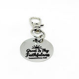 Great Is Thy Faithfulness Clip On Charm