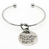 Christian Protection Psalm 1217 Cuff Bracelet