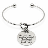 Christian Protection Psalm 1217 Cuff Bracelet