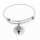 On GLP One Medical Notice Charm Bracelet