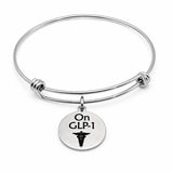 On GLP One Medical Notice Charm Bracelet