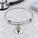 On GLP One Medical Notice Charm Bracelet