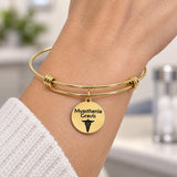 Myasthenia Gravis Goldtone Charm Bracelet