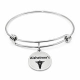 Alzheimers Medical Charm Bracelet