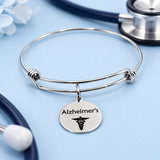 Alzheimers Medical Charm Bracelet
