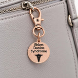 Ehlers Danlos Syndrome Rose Goldtone Clip On Charm