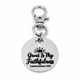Great Is Thy Faithfulness Clip On Charm