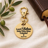 Help My Unbelief Goldtone Clip On Charm