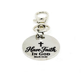 Have Faith In God Clip On Charm