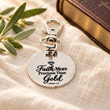 Faith More Precious Than Gold Clip On Charm