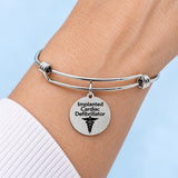 Implanted Cardiac Defibrillator Charm Bracelet
