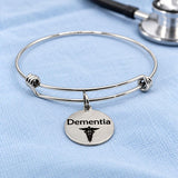 Dementia Medical Charm Bracelet