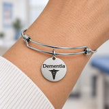 Dementia Medical Charm Bracelet
