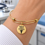 Mitral Valve Prolapse Goldtone Charm Bracelet