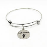 Alzheimers Medical Charm Bracelet