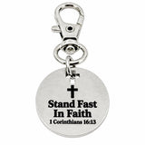 Stand Fast In Faith Clip On Charm