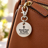 Stand Fast In Faith Clip On Charm