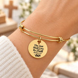 The Just Shall Live By Faith Goldtone Bracelet