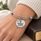 Stand Fast In Faith Charm Bracelet