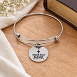 Stand Fast In Faith Charm Bracelet