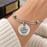 I Believe Mark 9 24 Charm Bracelet