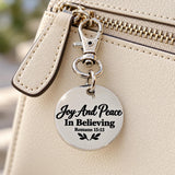 Joy And Peace In Believing Clip On Charm
