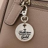 Faith More Precious Than Gold Clip On Charm
