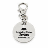 Looking Unto Jesus Clip On Charm