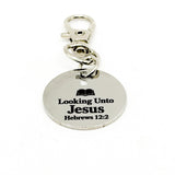 Looking Unto Jesus Clip On Charm