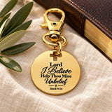 I Believe Mark 9 24 Goldtone Clip On Charm